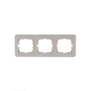 Рамка 3-м Karina Life горизонт. крем. LEZARD 708-0300-148