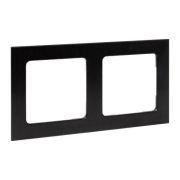 Рамка 2-м Стокгольм металл. черн. PROxima EKF EZM-G-303-10