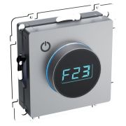 Термостат электронный с индик. BRITE СП IP20 ТС10-1-БрС механизм сталь IEK BR-RT11-K46