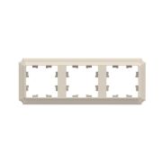 ATLASDESIGN ANTIQUE 3-постовая рамка, универсальная, БЕЖЕВЫЙ