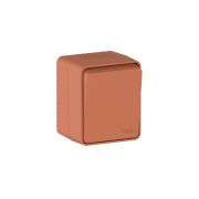 AtlasDesign PROFI IP54 О/У 1-клавишный ПЕРЕКЛЮЧАТЕЛЬ 10 АХ, ТЕРРАКОТОВЫЙ