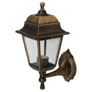 Светильник настенный НБУ 04-60-001 четырехгранный под бронзу IP44 Е27 max60Вт