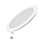 Светильник светодиодный ДВО 18 Вт 1200 лм 3000К AC 220В IP20 круг D225х22мм монт d210мм Алюминий тонкий Slim Gauss