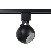 Трековый светильник однофазный TR35-GU10 BK MR16 черный под лампу