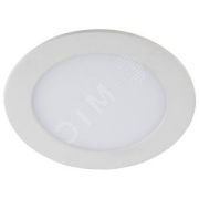 Светильник светодиодный ДВО-6W 4000К 210Лм d=118мм IP20 круглый