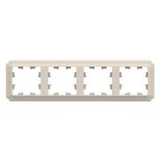 ATLASDESIGN ANTIQUE 4-постовая рамка, универсальная, БЕЖЕВЫЙ