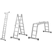 Лестница-трансформер алюминиевая, 4 секции х 5 ступеней, вес 14.4 кг