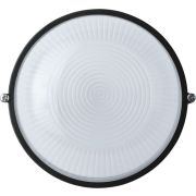 Светильник НПП-60w термостойкий круглый без решетки IP54 черный