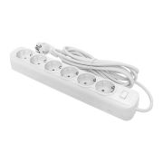 Удлинитель с сетевым фильтром 6х5м с заземл. 16А IP20 Блокбастер XL 3.2кВт ПВС 3х1 с выкл. PROxima EKF UFA16-310-6-05