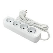 Удлинитель 4х5м 16А IP20 Эксперт 3.5кВт 2хUSB 2.1А ПВС 3х1 PROxima EKF UBA16-2USB-4-05i