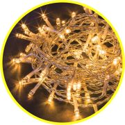 Гирлянда светодиодная новогодняя NGF-S01-100WW-5-6.5m-230-C8-TR-IP20