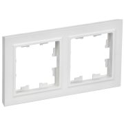 Рамка 2-м BRITE РУ-2-БрАБ арктич. бел. IEK BR-M22-K91