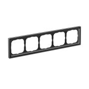 ARTGALLERY PURE 5-постовая РАМКА, ОРГАНИЧЕСКОЕ СТЕКЛО ЧЕРНЫЙ