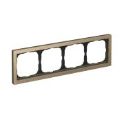 ARTGALLERY PURE 4-постовая РАМКА, МЕТАЛЛ ЛАТУНЬ