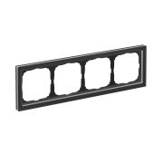 ARTGALLERY PURE 4-постовая РАМКА, МАТОВОЕ ОРГАНИЧЕСКОЕ СТЕКЛО ЧЕРНЫЙ