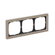 ARTGALLERY PURE 3-постовая РАМКА, ОРГАНИЧЕСКОЕ СТЕКЛО ШАМПАНЬ