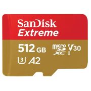 Карта памяти 512GB MicroSD Extreme UHS I, V30, U3, SDXC, 190 МБ/с, Class 10
