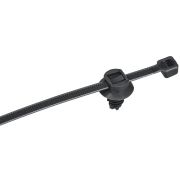 Хомут P6.6 с креплением на елочку черный 4.8х200мм 100шт/упак IEK