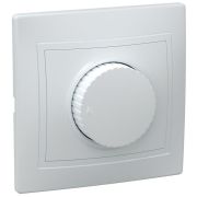 KVARTA Светорегулятор поворотный 400Вт ВСР10-1-0-КБ белый GENERICA