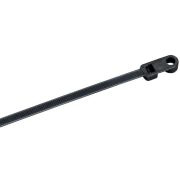 Хомут P6.6 с винтовым креплением черный 4.8х200мм 100шт/упак IEK
