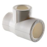 Тройник переходной 25x20x20 мм полипропиленовый PPR белый