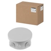 Распаячная коробка ОП D85х40мм, крышка, IP54, 4 входа