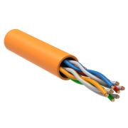 Витая пара U/UTP кат 5E 4х2х24AWG solid LSZH нг(А)-HF оранжевый РФ/Т