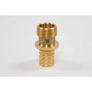 Переходник 25х3/4'НР с наружной резьбой, аксиальный, латунь DZR