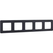 Рамка 5-местная антрацит INSPIRIA