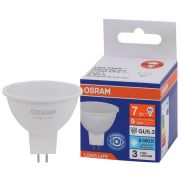 Лампа светодиодная LED 7Вт GU5.3 6500К 560Лм спот 220В (замена 60Вт) OSRAM