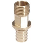 Переходник 16х3/4'НР с наружной резьбой, аксиальный, бронза