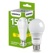 Лампа светодиодная A60 груша 15Вт 230В 3000К E27 GENERICA