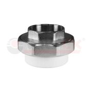 Муфта разъемная 25x1/2' ВР полипропиленовая PPR американка, белая