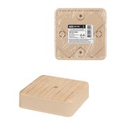 Коробка распаячная КР 75х75х20 ОП сосна IP40, инд. штрихкод