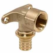 Угольник 20х1/2'ВР переходной с внутренней резьбой, водорозетка, аксиальный, латунь