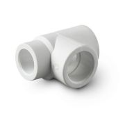 Тройник переходной 20x25x20 полипропиленовый PPR белый