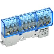 TEKFOR Шина N ноль изолированная на универсальном держателе 8х12-10-С IEK