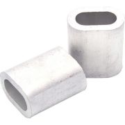 Зажим алюминиевый 4мм DIN3093 для троса