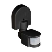 Датчик движения ИК настенный 1200Вт 180 градусов до 12 м IP44 MS-16Cb черный PROxima