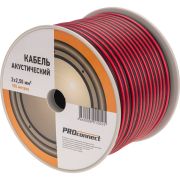 Кабель акустический ШВПМ 2х2.50 кв.мм красно-черный 100 м