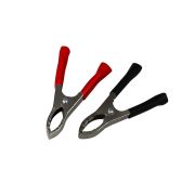 Зажим крокодил, длина 75 мм, ток 30A, 2 шт., пакет БОПП,