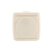 HATA Розетка с заземлением с крышкой