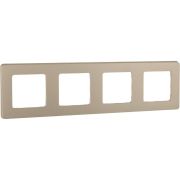 Рамка 4-местная шампань INSPIRIA