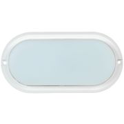 Светильник светодиодный ДПО 4011 8 Вт IP54 4000K овал белый пластик