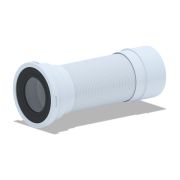 Слив для унитаза с металлической спиралью, гибкий D110мм