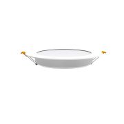 Светильник светодиодный ДВО 12 Вт 1000 лм 4000К AC 220В IP20 круг D145х26мм монт d120мм Пластик Basic