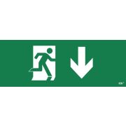 Этикетка самоклеящаяся 350х130 мм ''Фигура/стрелка вниз''