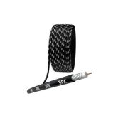 Кабель коаксиальный RG-6U 75 Ом CCS,  оплётка Al 64% PE чёрный 100м ЭРА SIMPLE RL-64-PE100