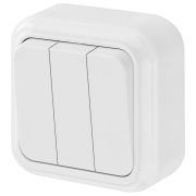 Беларусь Выключатель трехклавишный наружный