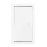 Люк ревизионный стальной, на магните цвет- белый 15х30